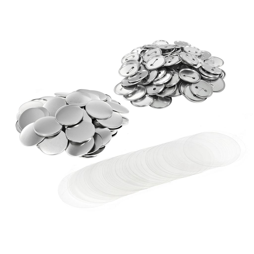 32-75mm Badge Button Mold Interchangeable Die for Button Maker Round/Heart Shaped Mold Badge Pins Parts Supplies for DIY Making