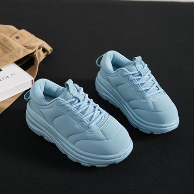 Мода 2025 Новые женские туфли на платформе в стиле «папины кроссовки» конфетных цветов с ремешками, повседневная обувь на утолщенной подошве, спортивные кроссовки для бега