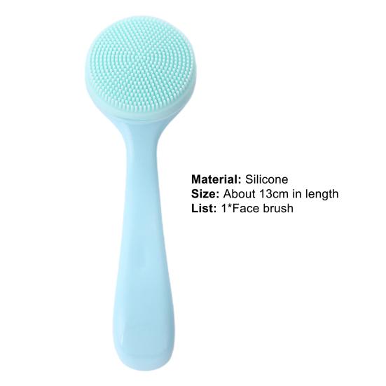 Yousheng Facial Cleansing Brush Skin-friendly Blackhead Removing Handheld Gentle Exfoliating Facial Cleansing Brush for Girl
