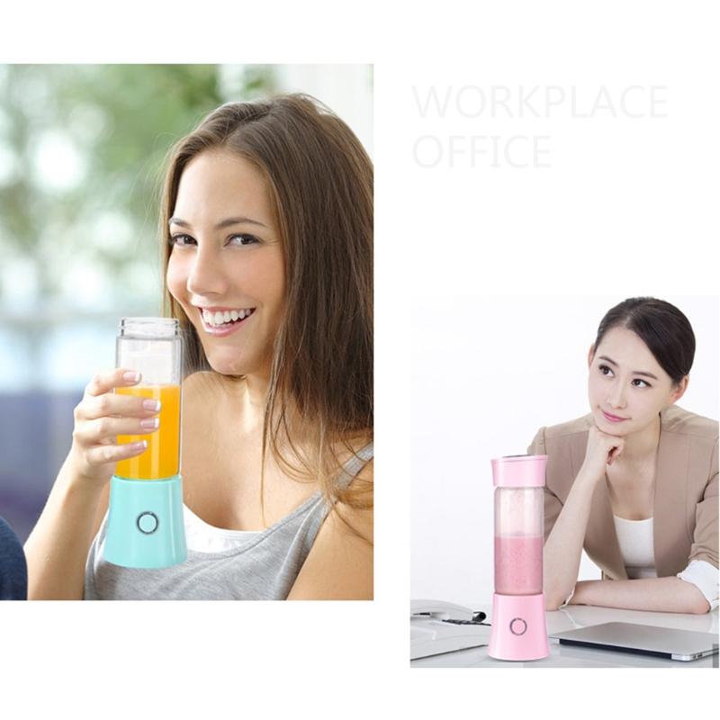 Мини Портативная электрическая безопасная соковыжималка с USB-зарядкой