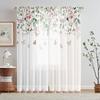 2 шт. HD цифровые простые бабочки цветочные принтованные шторы для украшения дома стиль декоративные шторы для гостиной спальни