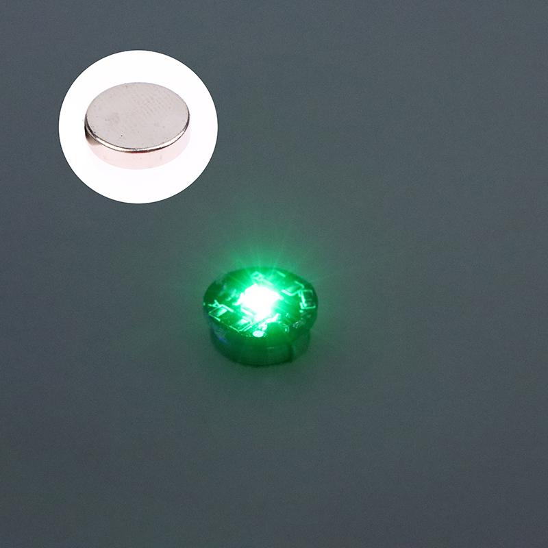 1 шт. светодиодный магнетронный свет моделирование светодиодный яркий беспроводной светильник игрушки модель магнитная индукция управление переключатель огни + батарея