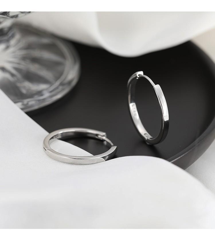 Геометрические серьги-кольца в корейском стиле: Элегантные, Универсальные Украшения для Ушей для Женщин и Студенток