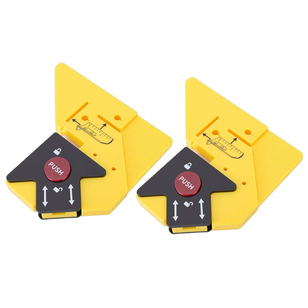2pcs Trim Carpentry Aid Practical Portable Decorative Trim Bevel Cutting Guide Auxiliary Tool