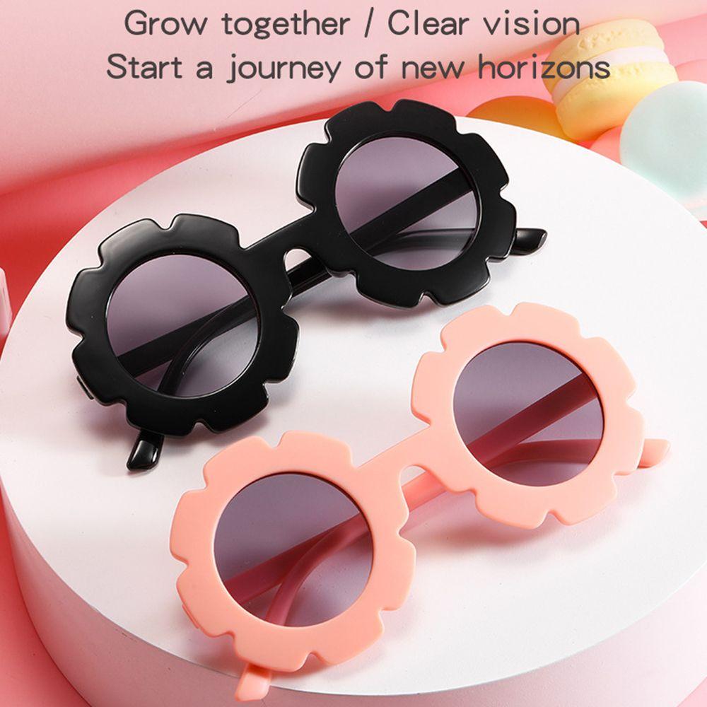 1pc Cute Fashion Trend Streetwear Eyewear Sun Glasses Vintage Flower Shape Children Sunglasses