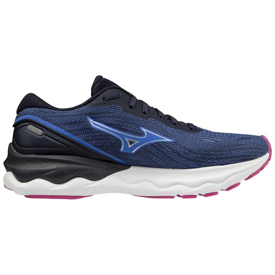 Sports Shoes Mizuno Amparo Blue / Silver / Festival Fuchsia Wave Skyrise 3