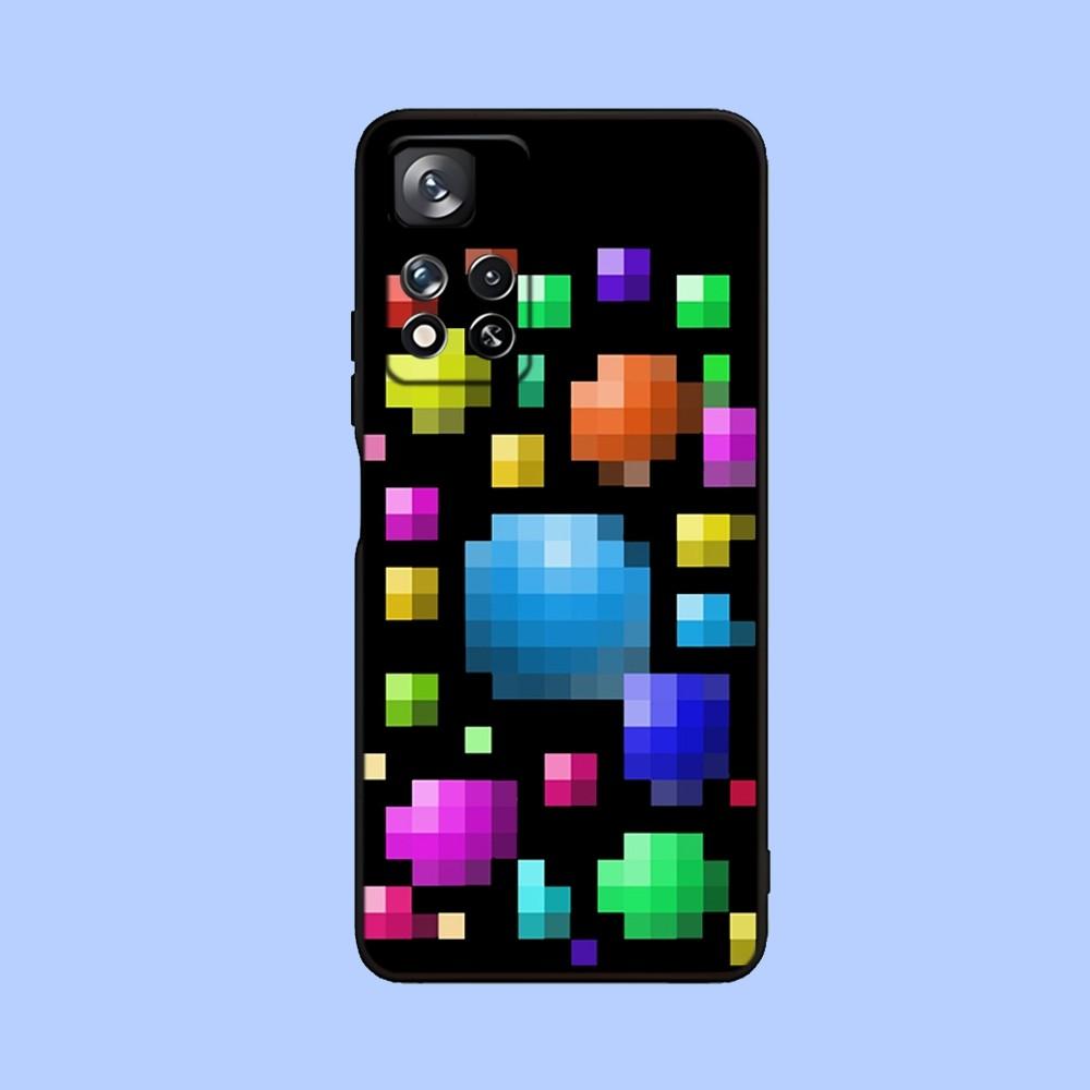 L-Lego Bricks Background Phone Case For Samsung Galaxy A13,A21s,A22,A31,A32,A52,A53,A71,A80,A91 Soft Black Cover