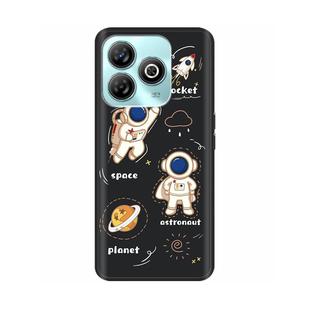 Для ZTE Blade A75 4G Чехол Чехлы для телефона Мультяшный Полное покрытие Задняя крышка Мягкий Жидкий Силиконовый Чехол Для ZTE Blade A75 Чехол A 75