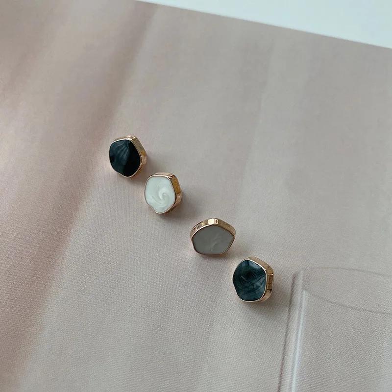 10 шт. Красивые металлические пуговицы 10 мм в форме маленького облака, металлические пуговицы на ножке, аксессуары для шитья блузок и рубашек