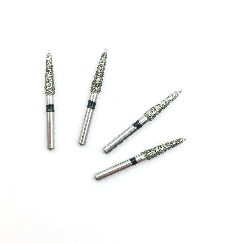 10 шт., стоматологические алмазные боры для полировки, полировщики для зубов, супер грубые инструменты для отбеливания зубов 198C-021S