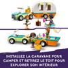 LEGO® Friends 41726 Les Vacances en Caravane, Jouet Camping-Car avec Voiture, Enfants 4 Ans