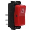 Warning Hazard Light Emergency Flasher Switch 1248200110 Red Replacement for Mercedes W124 W201 W202