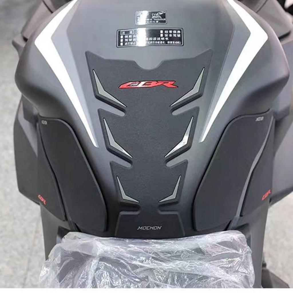 Motorcycle Accessories Tank Pad Protector Sticker Decal Gas Knee Grip Tank Traction Pad for CBR400R (2016-2021) (B)
