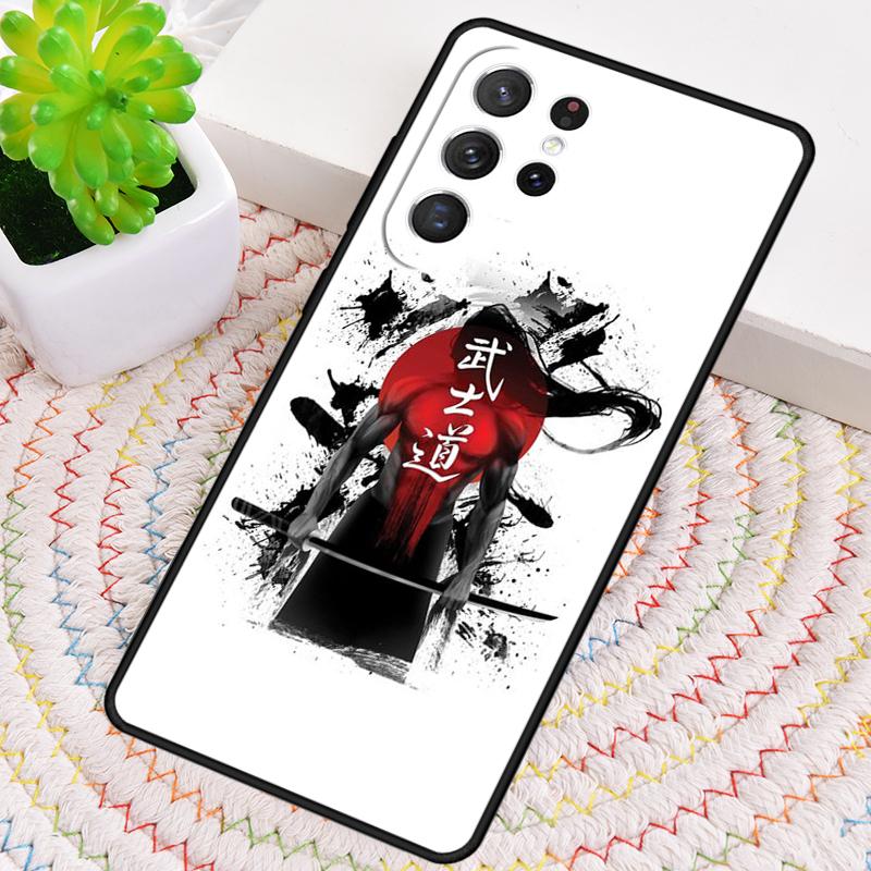 Bushido Samurai Phone Case for Samsung Galaxy note 10 pro S26 Ultra S23 S24 FE S25 S21 S22 PLUS shockproof Cove