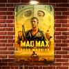 HD Металлическая жестяная табличка Безумный Макс: Дорожный воин Постер к фильму Ретро Настенный декор для домашнего кинотеатра Мужская берлога Постапокалиптический боевик