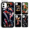 РЫБА КОИ ДЛЯ iPhone 17 Air 16 Чехол для телефона 15 14 plus 12 13 pro max coque Оболочка Fundas