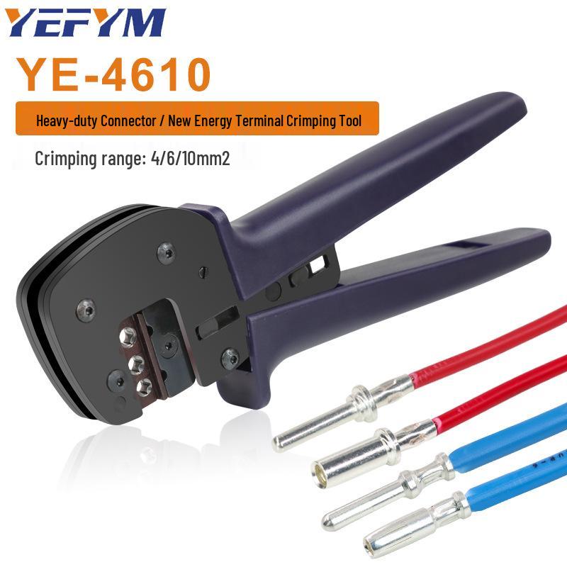 Aviation Plug Pin/New Energy Photovoltaic Terminal Crimping Pliers with High Precision Ratchet Jaws YEFYM.