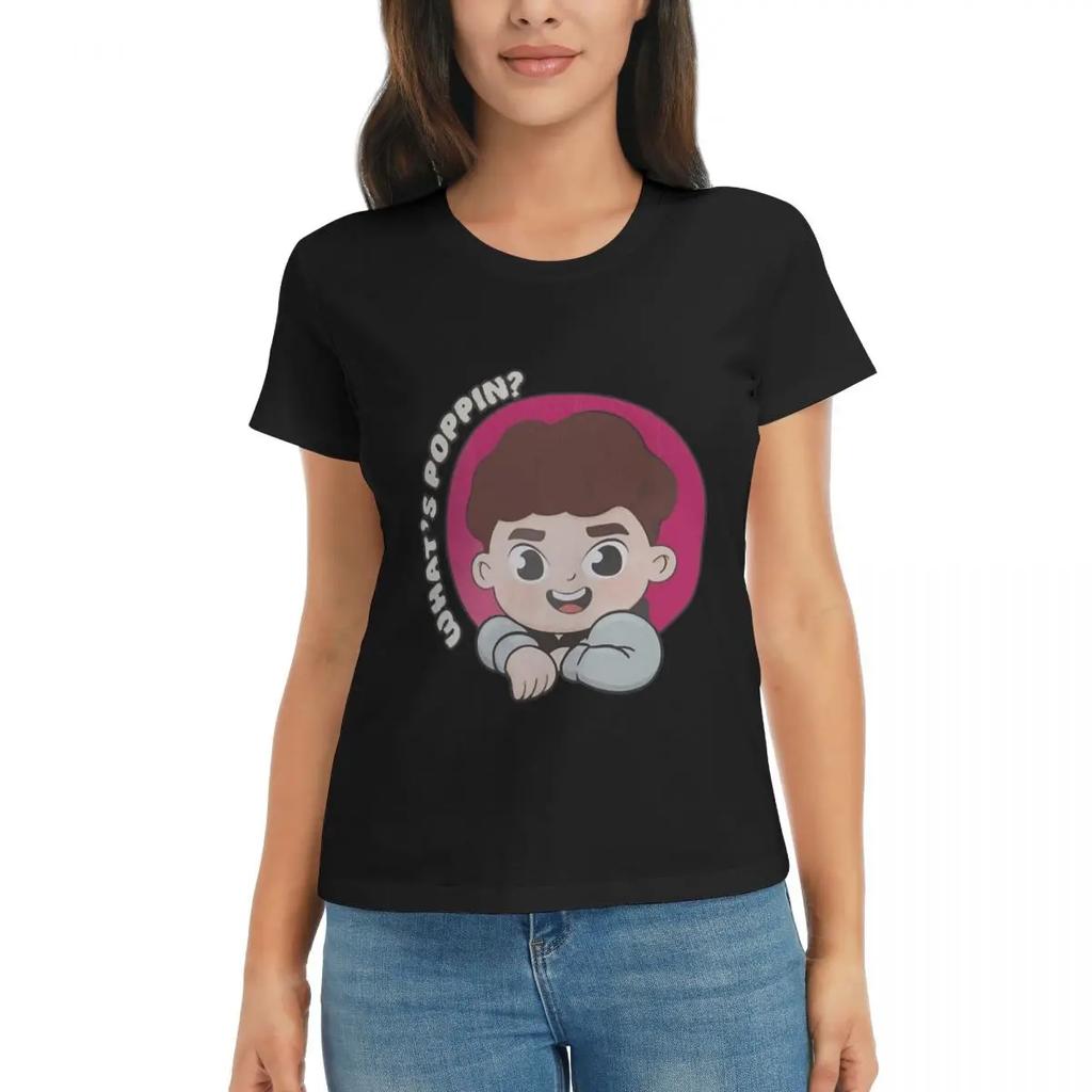 Women TShirt Caylus Summer Short Sleeve Tees Round Neck Cotton T Shirts Clothes Tops Streetwear