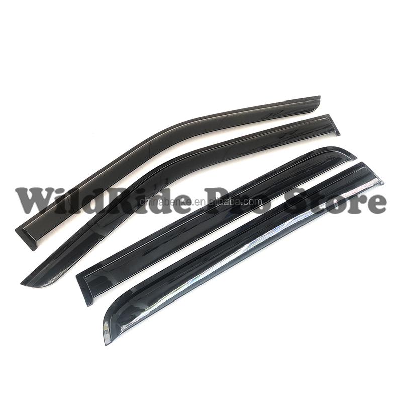 1 set Car Accessories Car Window Visor Sun and Rain Guard Shield Fit for HILUX REVO Pickup Truck