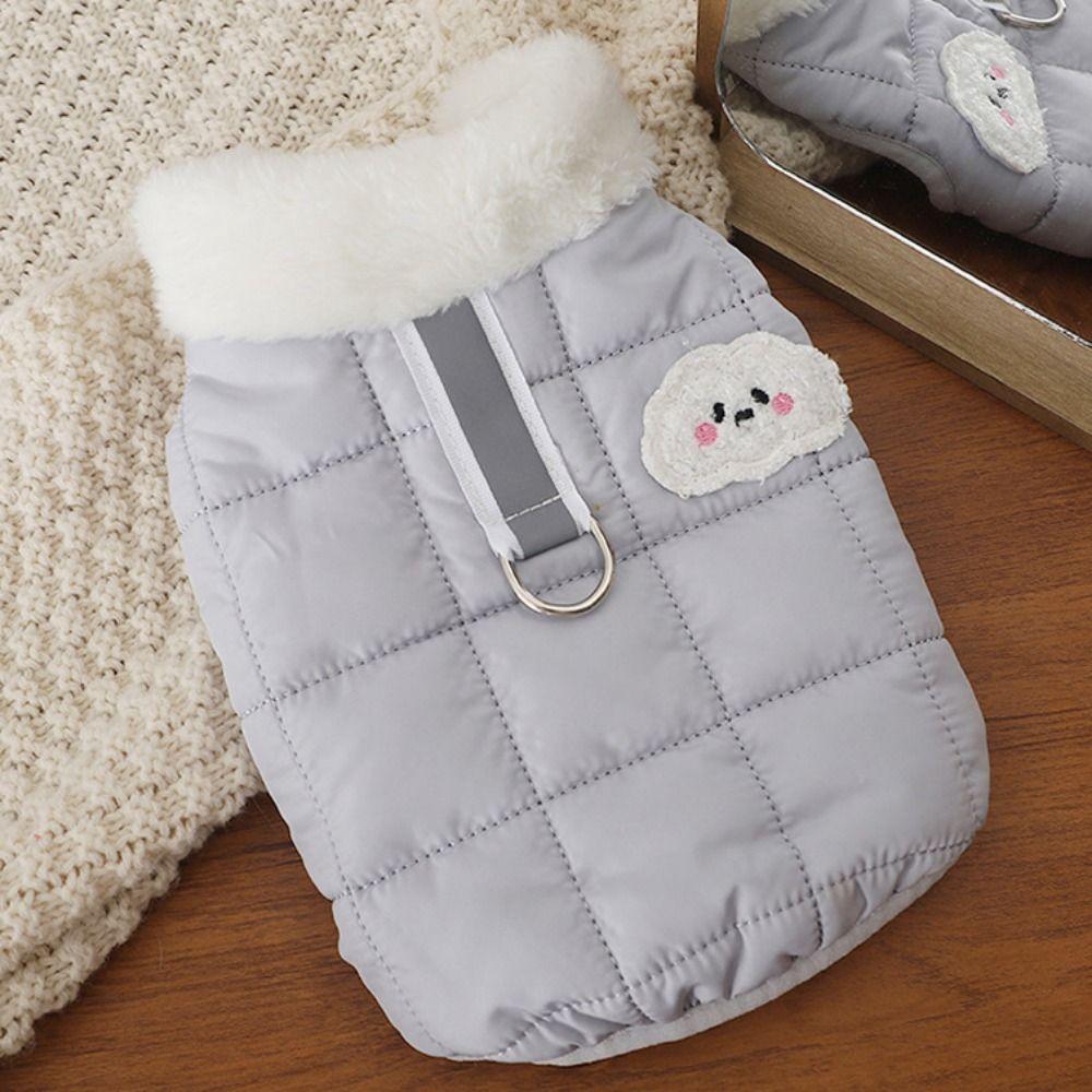 Мягкая утепленная теплая одежда для собак, теплая теплая куртка для щенка, жилет для щенка, пальто, зимняя куртка