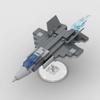 Конструктор Moc Модель Самолета Сборка Строительные Блоки F35 Американский Истребитель Пятого Поколения С Подставкой И Пламенем Детская Игрушка Подарок