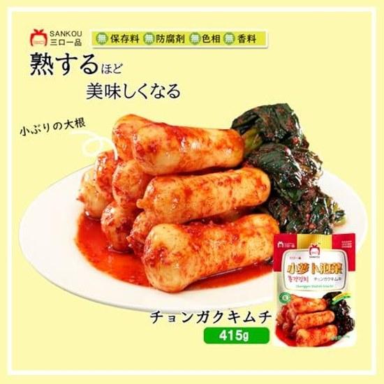 Chonggak Kimchi 415g Secret Recipe Yangnyeom Fermented Authentic Taste Lactic Acid Bacteria Small Radish Crunchy Texture Goes Well Rice Grilled Meat