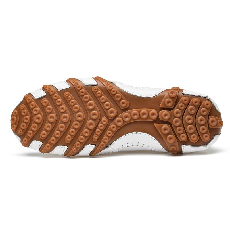 Genuine Leather Casual Men Loafers Comfortable Slip On Moccasins Flats Soft Daily Walking Driving Shoes