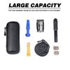 Bike Storage Bag Repair Tool Bag with Zipper Waterproof PU Front Frame Pouch Bicycle Tool Kit Bag for Water Bottle