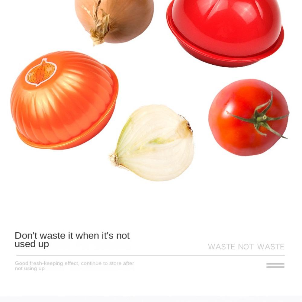 Fresher Boxes Tomato Storage Container Onion Saver Box Avocado Keeper Food Sealed Storage Box