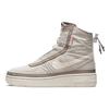 Air Force 1 Shell PU Fabric Non-Slip Wear-Resistant Warm High-Top Sneakers Women Sneakers Beige Brown DO7450-211
