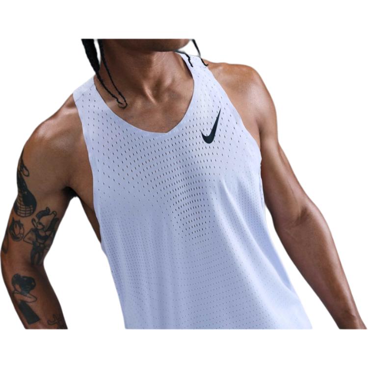 Nike Мужская дышащая майка с V-образным вырезом и логотипом, топ Ghost-White FN4231-057