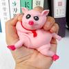 TPR Squishy Pig Stress Relief Toy Filled With Sand, Sensory Fidget Toys For Adults Teens, Funny Squeeze Sensory Toys