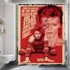 British Rock Singer D-David_B-Bowie Funny And Creative Beach Shower Curtain Waterproof Polyester Bath Curtains For Bathroom