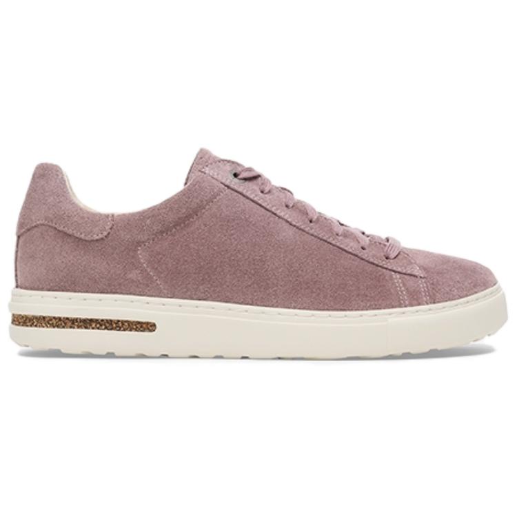 Birkenstock Suede Low top Casual Shoes Unisex Light Purple Narrow 1028203