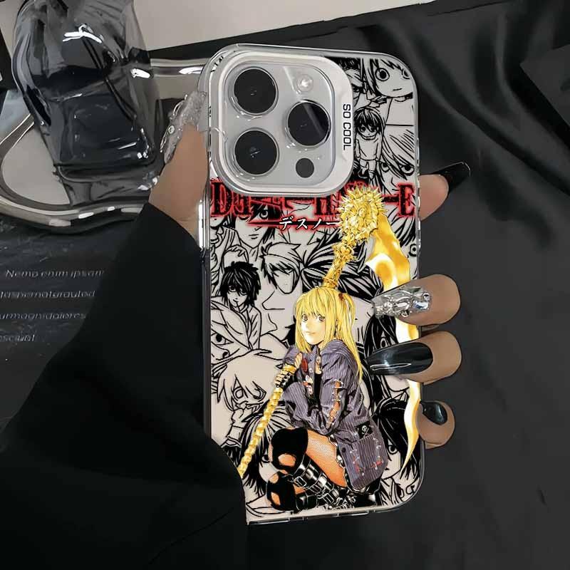 ГОРЯЧИЕ ЗАМЕТКИ СМЕРТИ Горячий аниме чехол для телефона для iPhone 17 16e 16 15 14 13 12 11 mini Pro Max X XR XSMAX 8 7 Air Plus Противоударный Матовый
