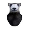 TikTok Animal Face Mask: Outdoor Ear-Hanging Sunscreen Neck Gaiter for Cycling, Ice Silk, Breathable, Summer-Ready