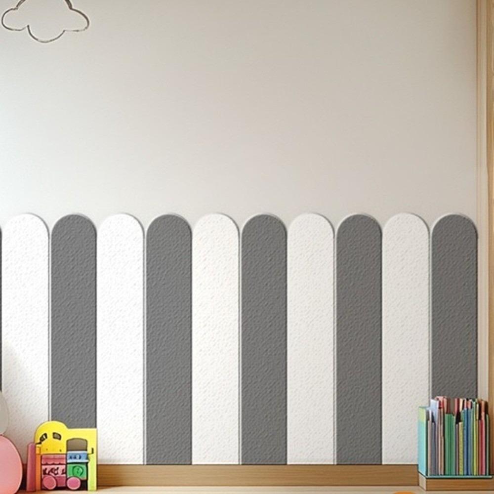 10 pieces/set Thickening Anti-collision Wall Sticker Solid Color Wall Protector  Corridors