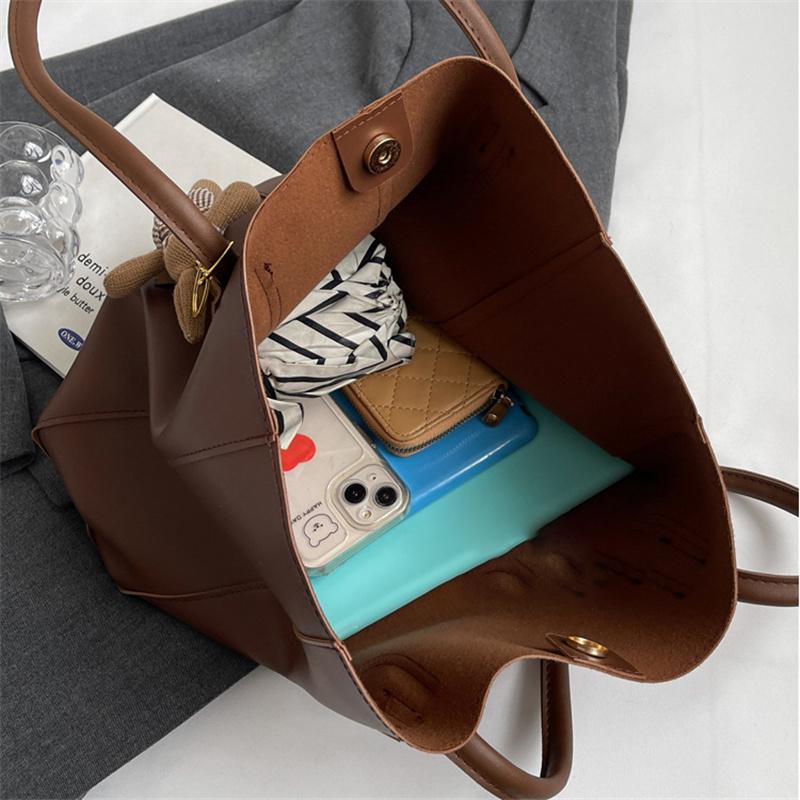 Модная повседневная большая вместительная сумка на одно плечо, пригородная сумка-тоут, студенческая девушка, женский подарок