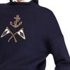 Ralph Lauren Женский вязаный джемпер с длинным рукавом и вышитым логотипом-гербом 211762022-001