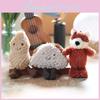 Cute Jellycat Sandwich Fox Peanut Kids Plush Toy Keychain For Backpack Decor