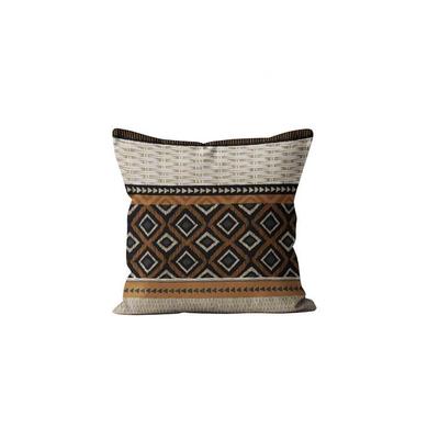Бархатная подушка 40х40 см VELVET N02, Soleil d'ocre