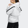 Adidas ВНД. Клетчатая повседневная спортивная куртка с капюшоном женская куртка белая GJ7725