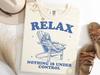 Relax Funny Cocker Spaniel T-Shirt, Nothing Under Control Tee