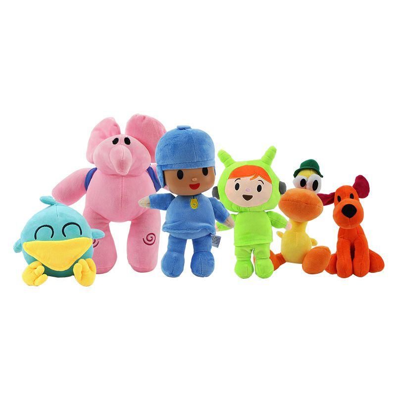 Высококачественная мягкая плюшевая игрушка-фигурка Pocoyo Elly Pato Loula Sleepy Bird Кукла Подарок для детей