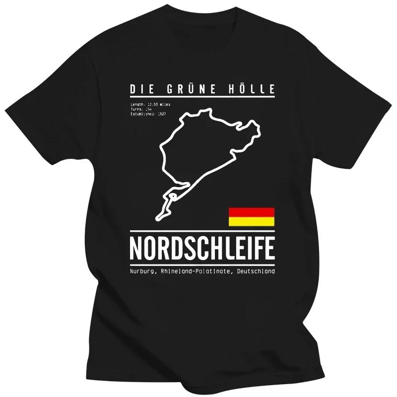 casual pride t shirt men Unisex Fashion 2024 New Short Sleeve Nurburgring Grand Prix Racing track Race Germany