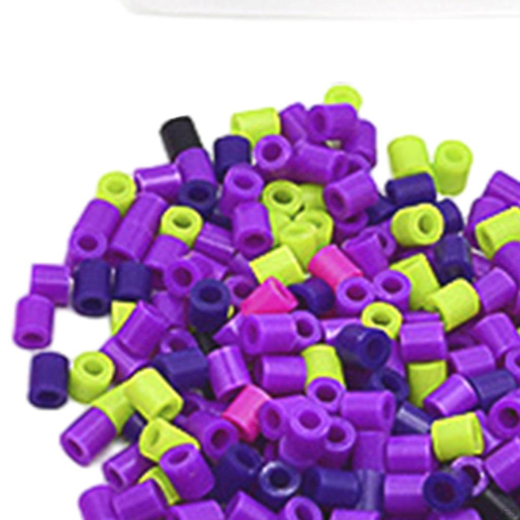 Beads Set, Puzzle Toys, Portable Creative Melting Beads, Colorful for Handmade Crafts, Gift