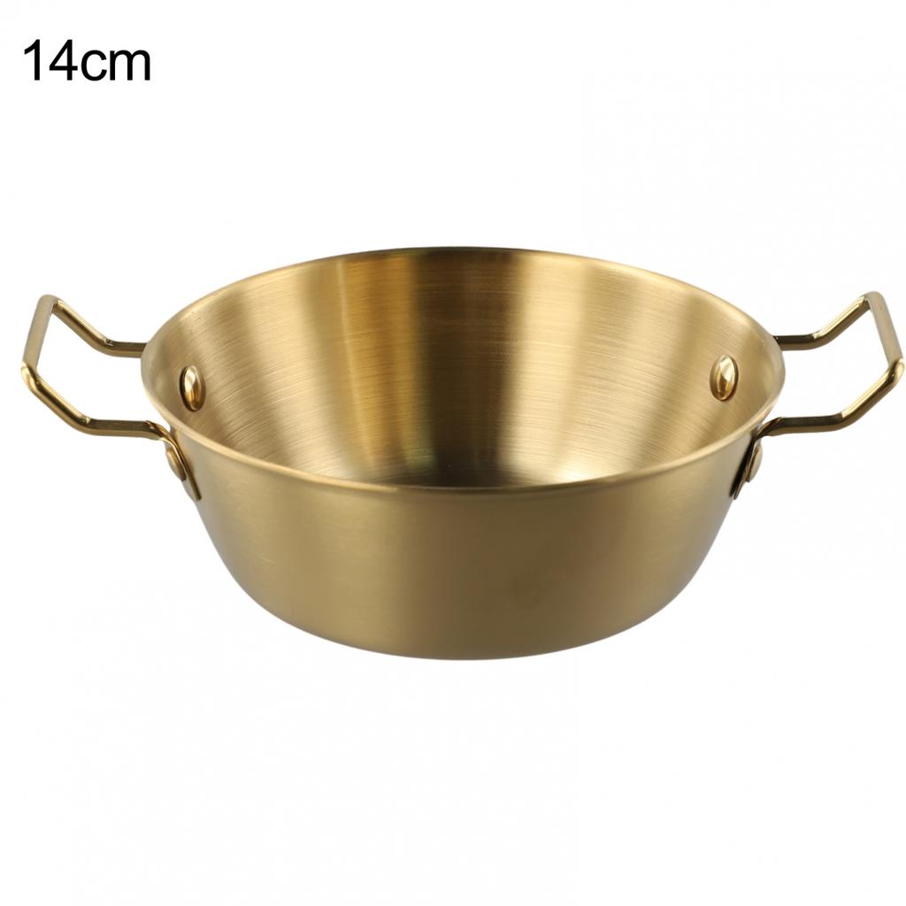 Stainless Steel Bowl Double Ear Handle Food Container