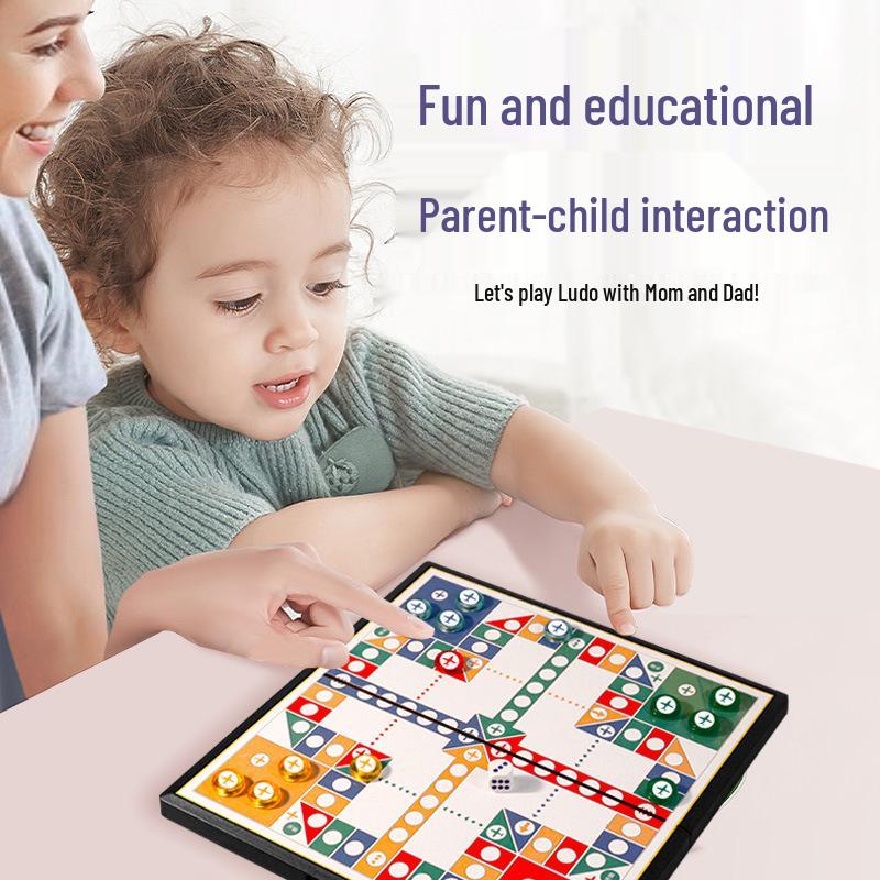 Магнитный шахматный набор «Все в одном»: Игра «Летающие шашки», Гомоку, Го, Сянцы, Доу Шоу Ци, Шашки, Военные шашки - Детская развивающая игрушка