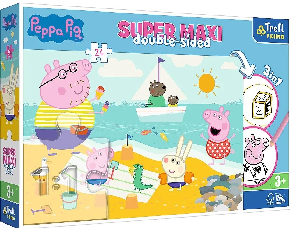TREFL 41010 Puzzle 24 SUPER MAXI Peppa's Happy Day