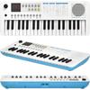 Onetone Electronic Mini 37 LED Japanese Cable Keyboard, Keys, Display, USB-MIDI Compatible, Writing, OTK-37M/WHBL (USB Included)